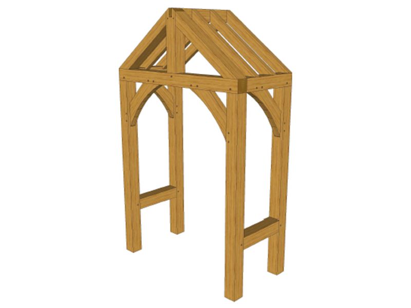 The Ilton Oak Porch Kit (1)