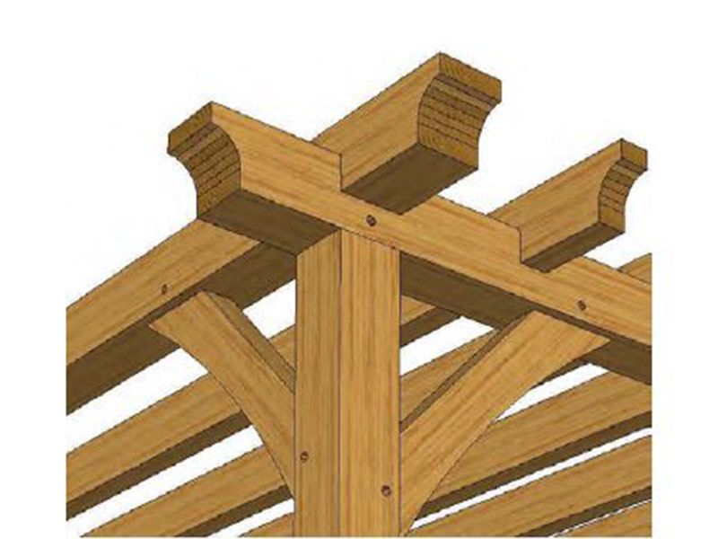 Atherstone Oak Pergola Kit (3)